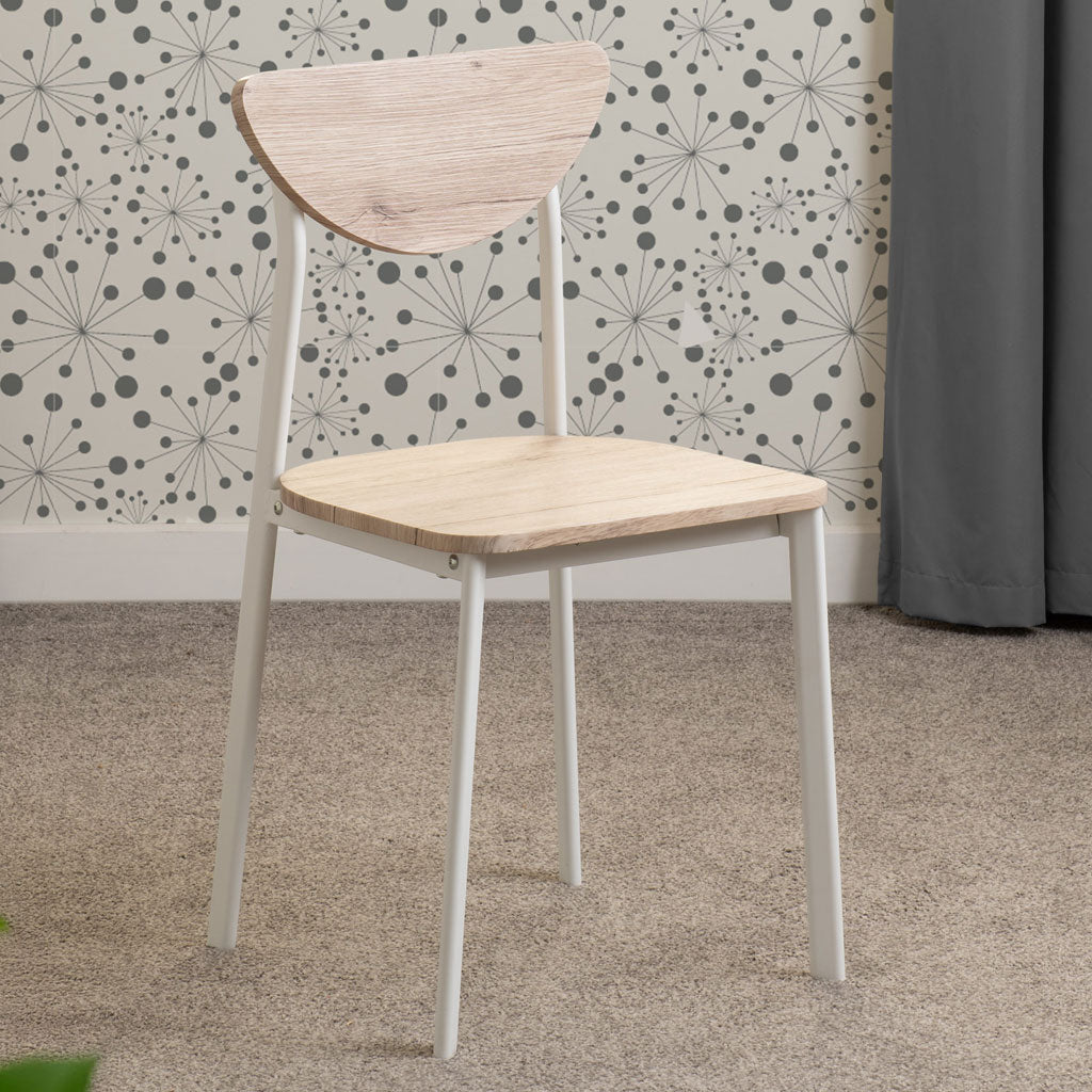 Wooden Dining Chairs in Set Of 2 - Riley