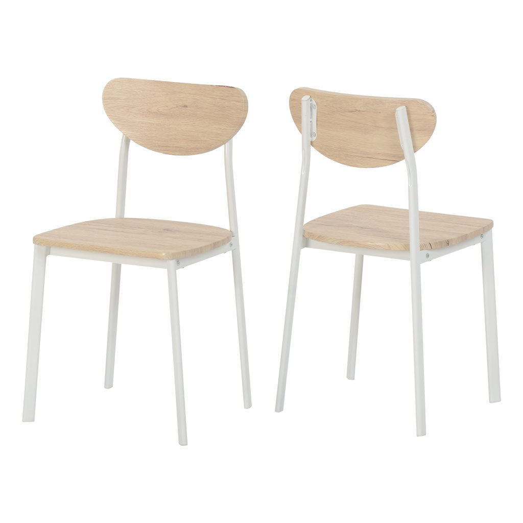Wooden Dining Chairs in Set Of 2 - Riley
