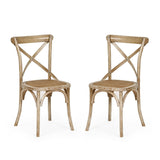 Wooden Dining Chairs in Set Of 2 - Satie