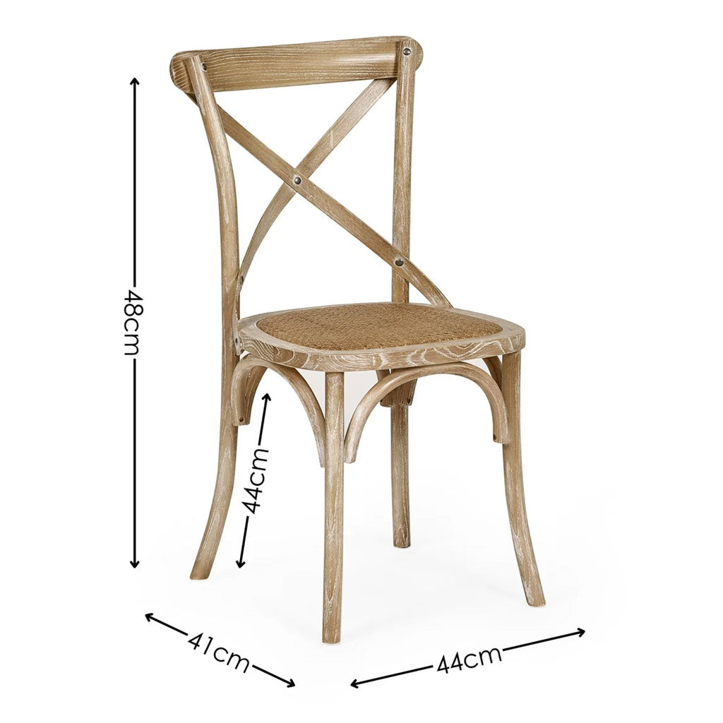 Wooden Dining Chairs in Set Of 2 - Satie