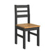 Wooden Dining Chairs in Set Of 2 - Texas Linea