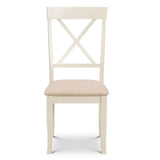Wooden Dining Chairs in Set Of 2 With Fabric Seat - Davenport