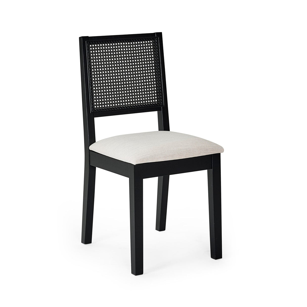 Wooden Dining Chairs in Set Of 2 With Fabric Seat - Knoxley