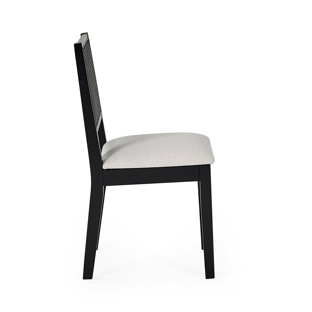 Wooden Dining Chairs in Set Of 2 With Fabric Seat - Knoxley