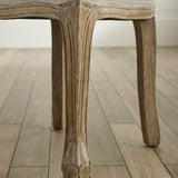 Wooden Dining Chairs in Set Of 2 With Natural Beige Back - Annika