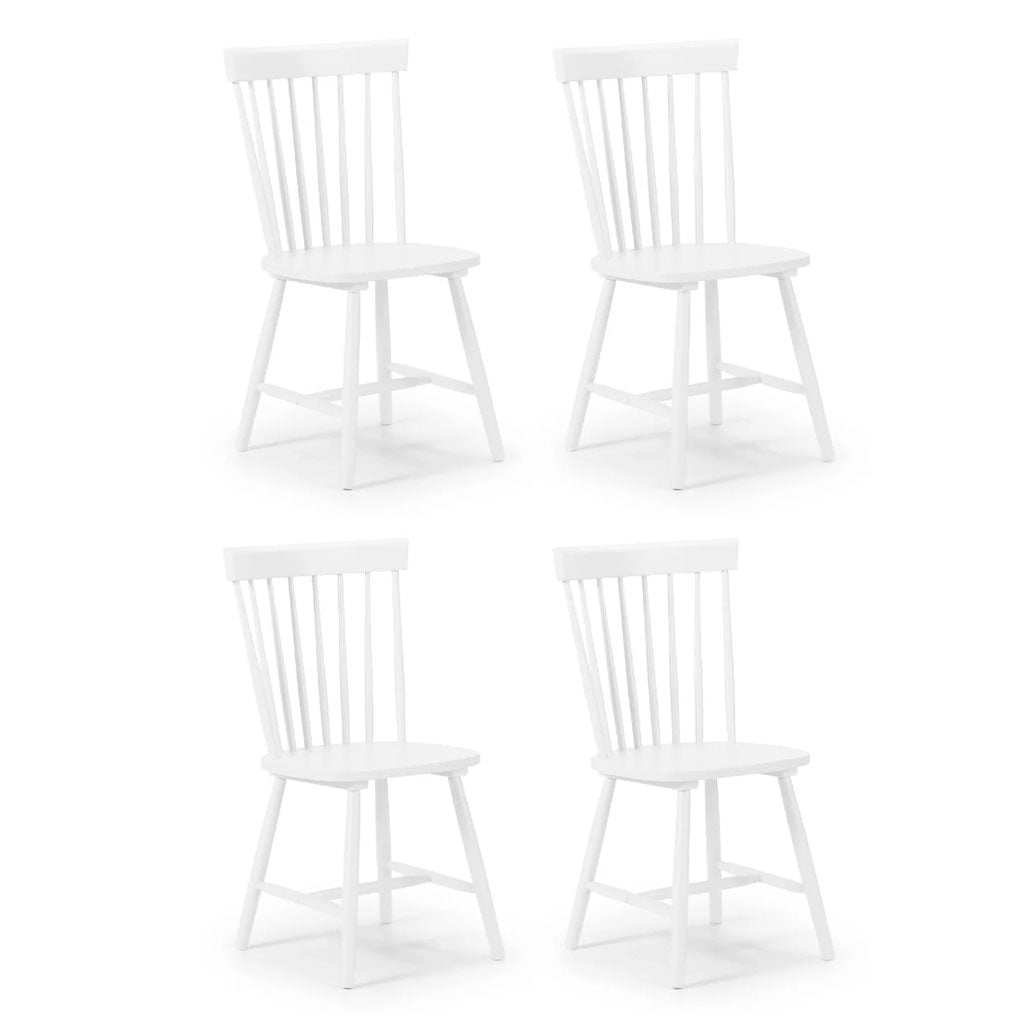 Wooden Dining Chairs in Set Of 4 - Torino