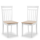 Wooden Dining Chairs in Set Of 2 - Coast