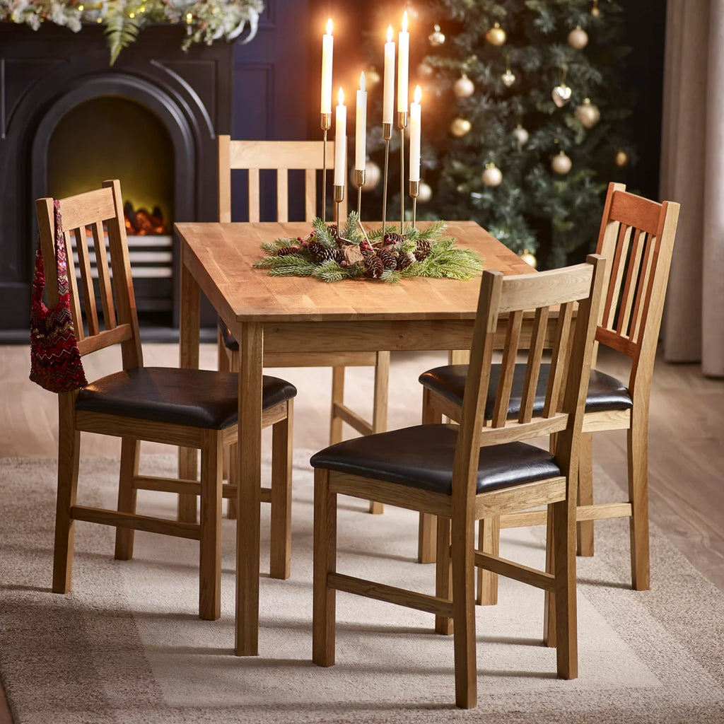 Wooden Dining Chairs in Set Of 2 - Coxmoor