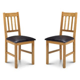 Wooden Dining Chairs in Set Of 2 - Coxmoor