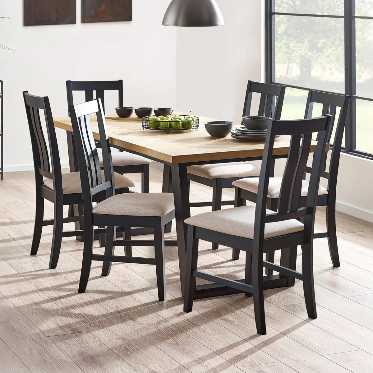 Wooden Dining Chairs in Set Of 2 - Hilton