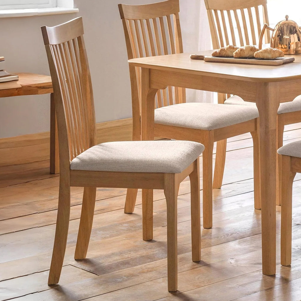 Wooden Dining Chairs in Set Of 2 - Ibsen