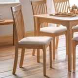Wooden Dining Chairs in Set Of 2 - Ibsen