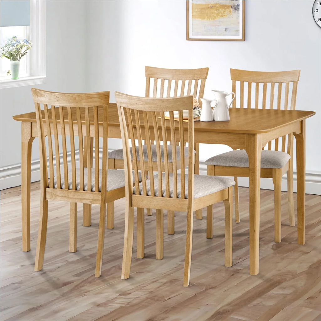 Wooden Dining Chairs in Set Of 2 - Ibsen
