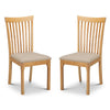Wooden Dining Chairs in Set Of 2 - Ibsen