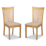 Wooden Dining Chairs in Set Of 2 - Ibsen