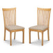 Wooden Dining Chairs in Set Of 2 - Ibsen