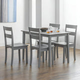 Wooden Dining Chairs in Set Of 2 - Kobe