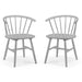 Wooden Dining Chairs in Set Of 2 - Modena