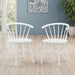 Wooden Dining Chairs in Set Of 2 - Modena