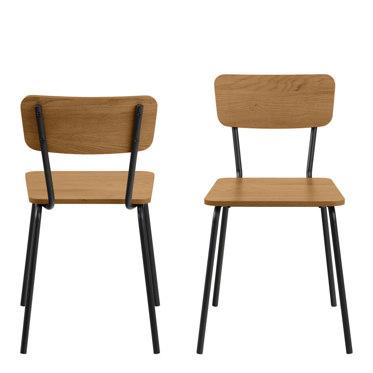 Wooden Dining Chairs Set Of 2 - Peru
