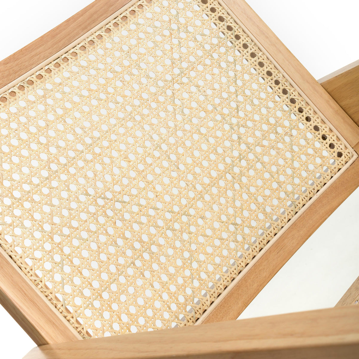 Wooden Dining Chairs in Set Of 2 Rattan Effect - Dublin