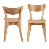 Wooden Dining Chairs in Set Of 2 - Roxby