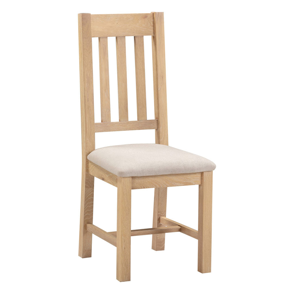 Wooden Dining Chairs Straight Back in Set Of 2 - Windsor