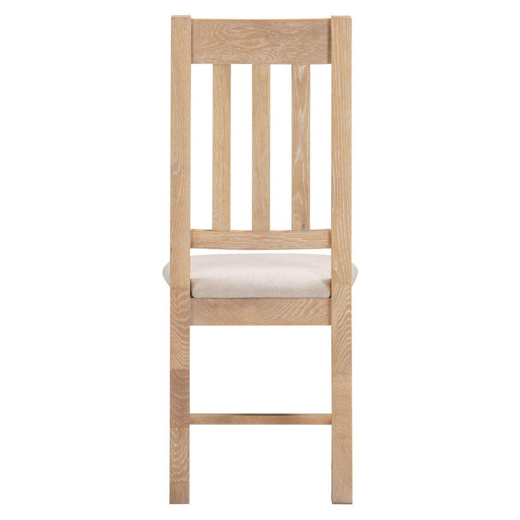 Wooden Dining Chairs Straight Back in Set Of 2 - Windsor