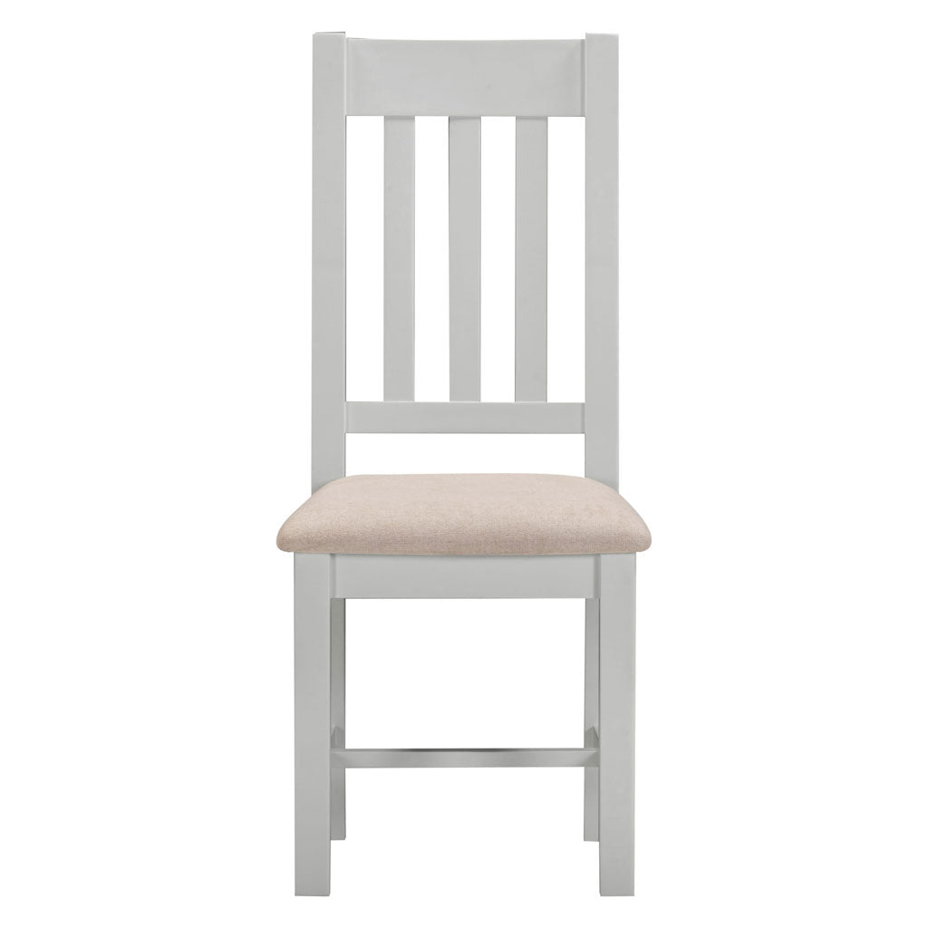 Wooden Dining Chairs Straight Back in Set Of 2 - Windsor