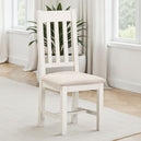 Wooden Dining Chairs Straight Back in Set Of 2 - Windsor