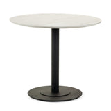Wooden Dining Table 100cm Wide for 4 People Round - Luca