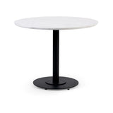Wooden Dining Table 100cm Wide for 4 People Round - Luca