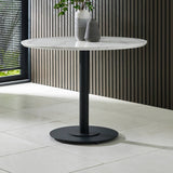 Wooden Dining Table 100cm Wide for 4 People Round - Luca