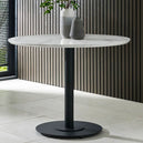 Wooden Dining Table 100cm Wide for 4 People Round - Luca