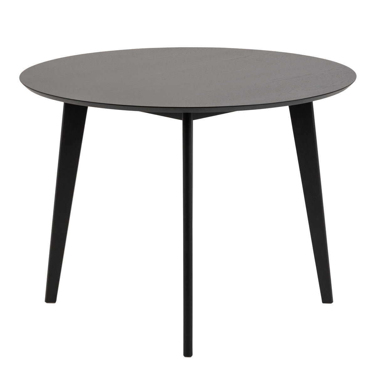 Wooden Dining Table 105cm Wide for 4 People Round - Roxby