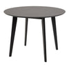 Wooden Dining Table 105cm Wide for 4 People Round - Roxby