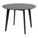 Wooden Dining Table 105cm Wide for 4 People Round - Roxby