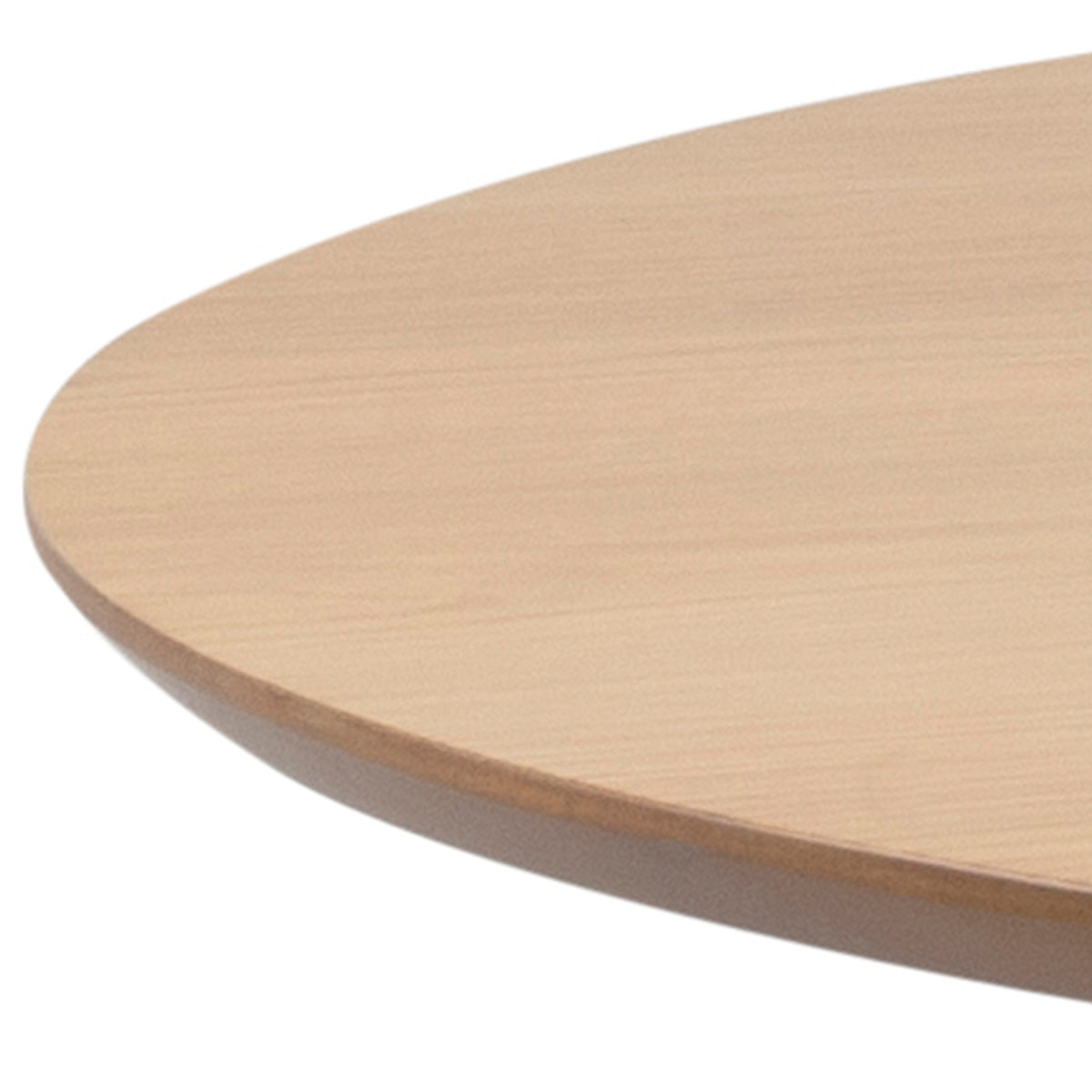 Wooden Dining Table 105cm Wide for 4 People Round - Roxby