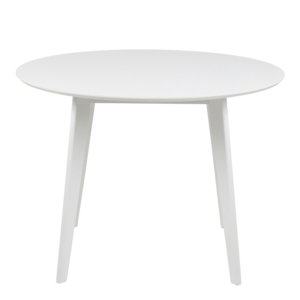 Wooden Dining Table 105cm Wide for 4 People Round - Roxby