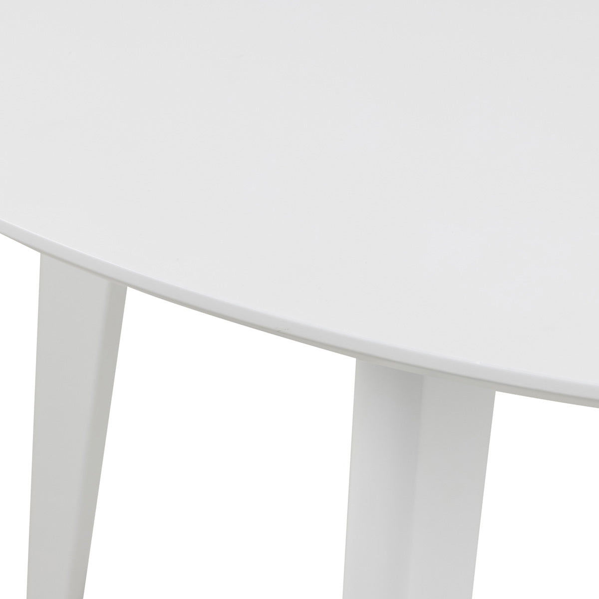 Wooden Dining Table 105cm Wide for 4 People Round - Roxby