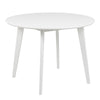 Wooden Dining Table 105cm Wide for 4 People Round - Roxby