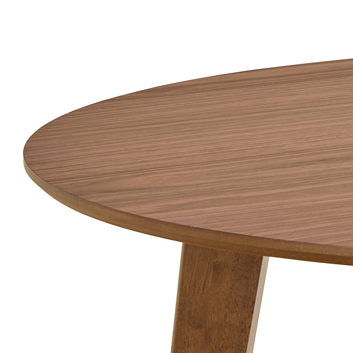 Wooden Dining Table 105cm Wide for 4 People Round - Roxby