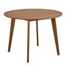 Wooden Dining Table 105cm Wide for 4 People Round - Roxby