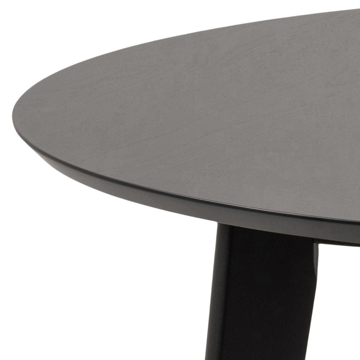 Wooden Dining Table 105cm Wide Round With 4 Roxby Dining Chairs - Roxby