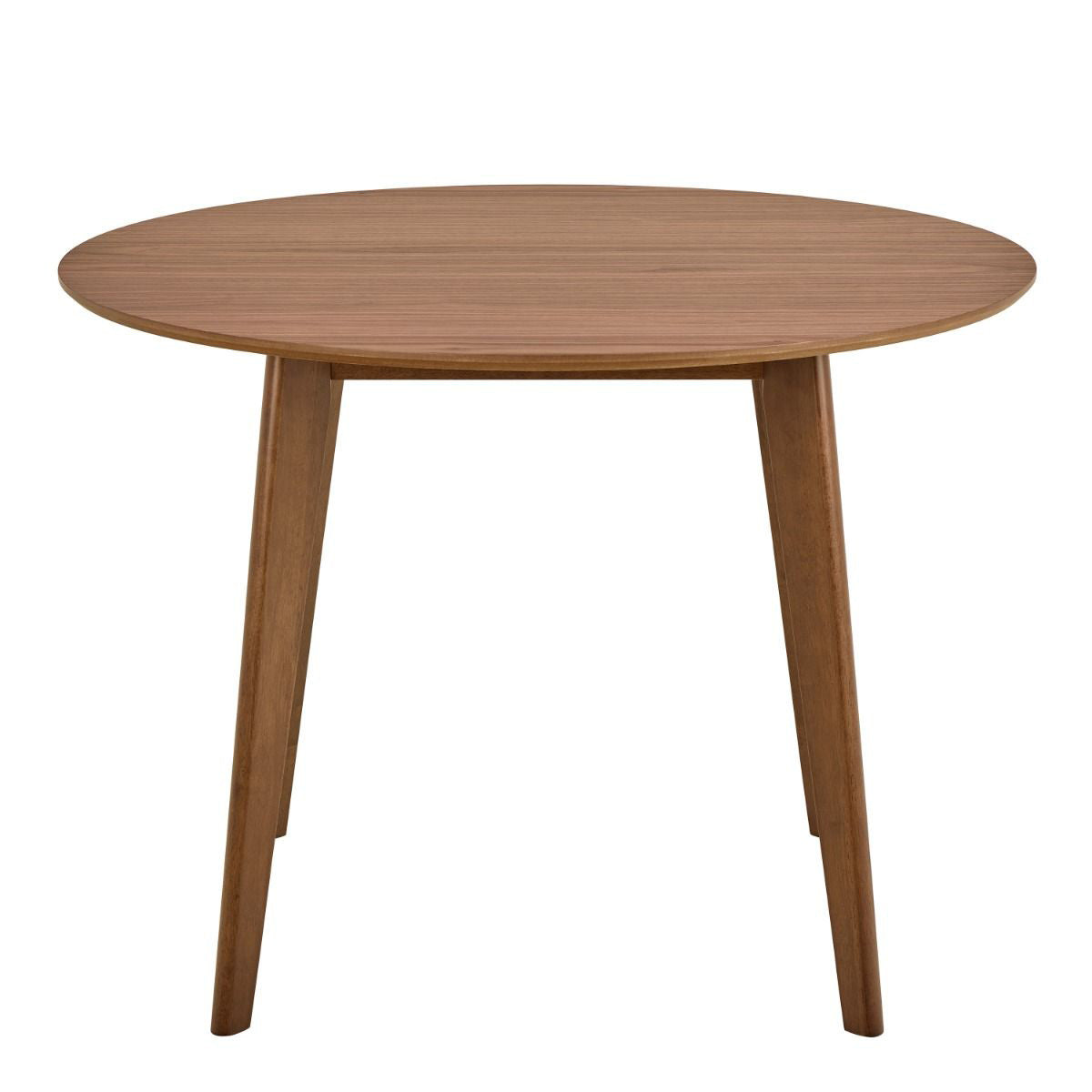 Wooden Dining Table 105cm Wide Round With 4 Roxby Dining Chairs - Roxby