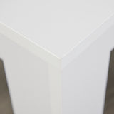 Wooden Dining Table 110cm Wide Rectangular With 2 Benches - Velmora