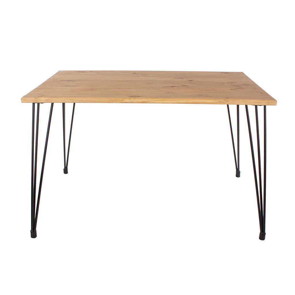Wooden Dining Table 118cm Wide for 4 People - Augusta