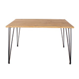 Wooden Dining Table 118cm Wide for 4 People - Augusta