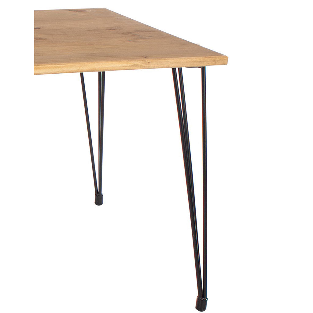 Wooden Dining Table 118cm Wide for 4 People - Augusta