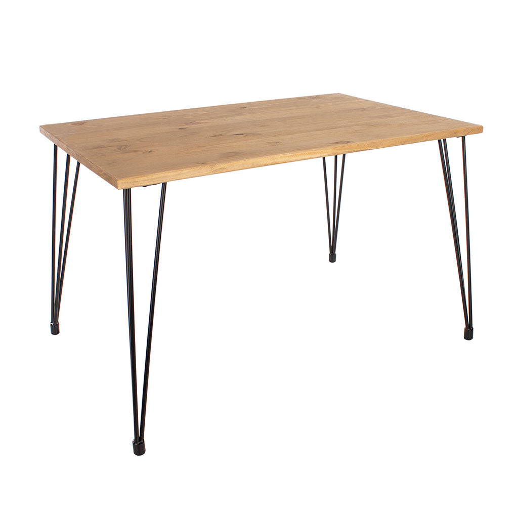 Wooden Dining Table 118cm Wide for 4 People - Augusta